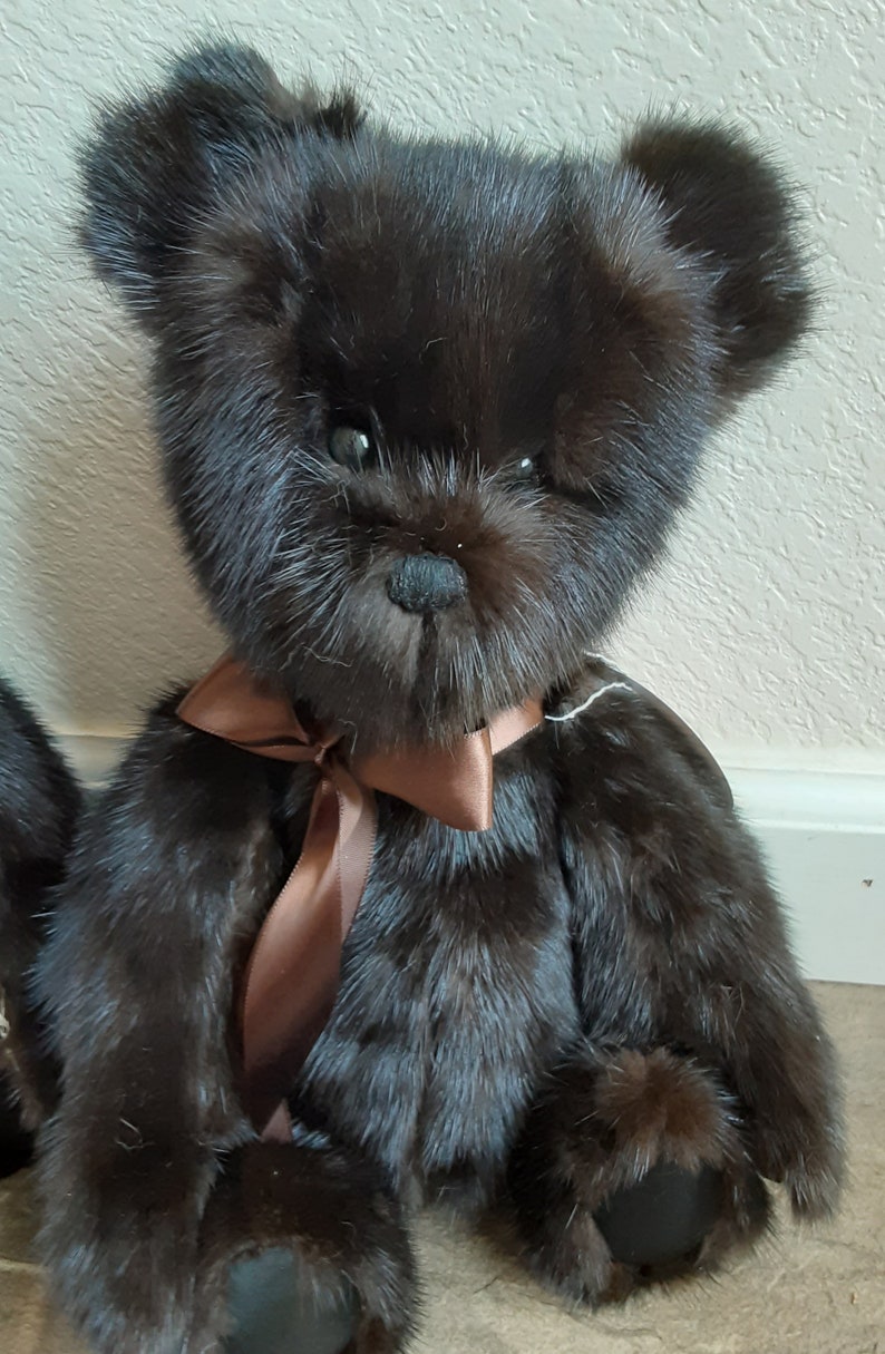 Custom Fur Teddy Bear from fur coat Etsy