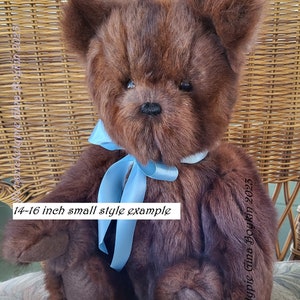 Mink Hide Plushies : fur coat stuffed animal