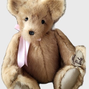 Memory Bear Created From Your Fur Coat Heirloom Recycled Fur Gift for ...