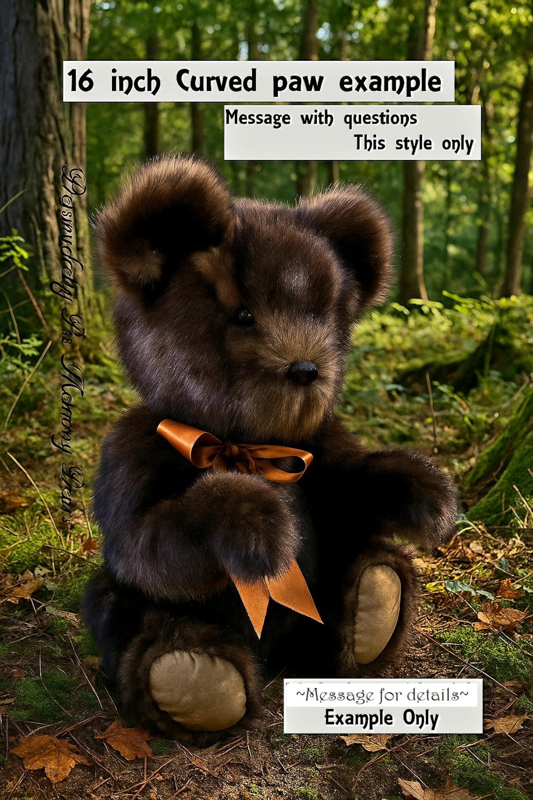 Custom Memory Animals Custom Memory Bear: Heirloom Keepsake - Etsy