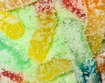 Gusanos de goma dulces remezclados / Caramelos recubiertos de producción limitada / Regalo de dulces