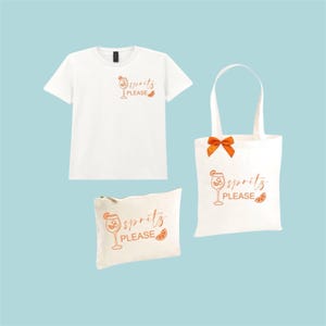 Maglietta, borsa tote e custodia per accessori Aperol Spritz Please