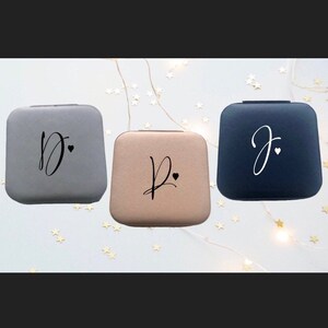 Personalised Jewellery Box - Navy, Mint, Blush or Grey