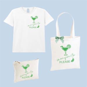 T-shirt, borsa tote e custodia per accessori "Margarita please"