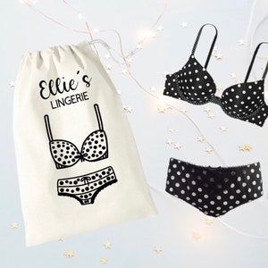 Personalised Lingerie Accessories Bag - perfect for travels & city breaks