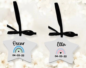 Personalised Baby Arrival Rainbow Keepsake Gift - a perfect gift