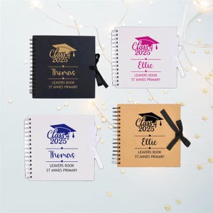 Personalised Leavers Book Ribbon Tied Photo Album Memory Book - add your personalisation