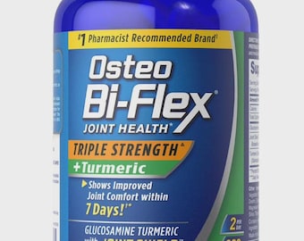 Osteo Bi-Flex Triple Strength + Turmeric Joint Health Supplement, 220 Count