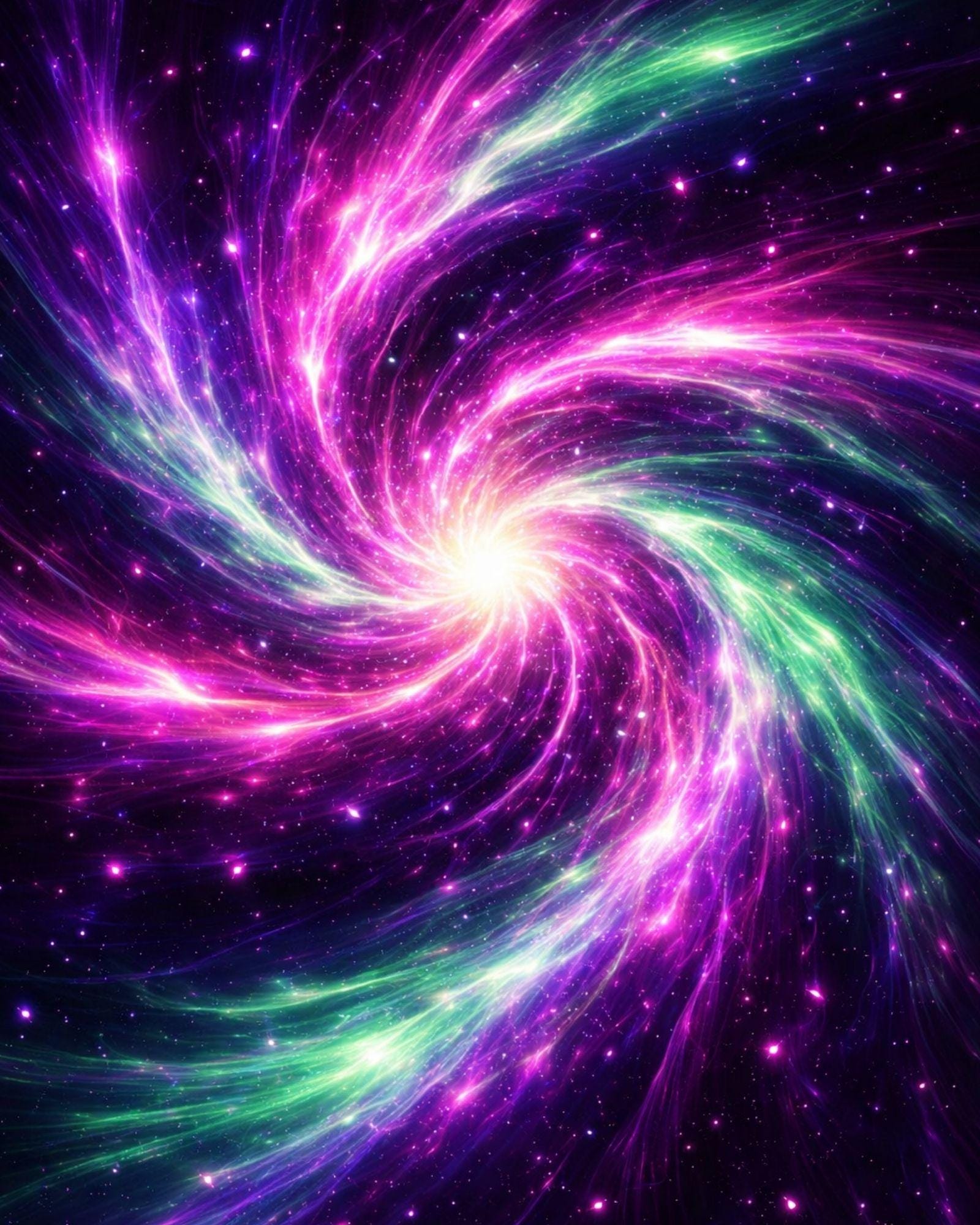 Purple Cosmic Swirl Art, Abstract Galaxy Vortex 8x10 Printable - Etsy