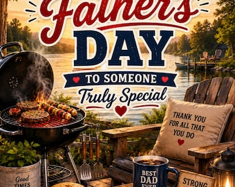 Father’s Day Printable Card, 8.5 x 5.5 Foldable Card