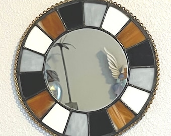 Stained Glass Accent Mirror