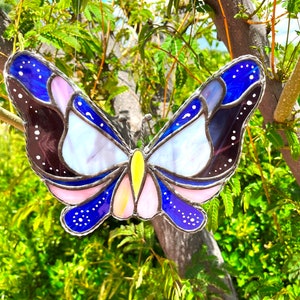 Stained Glass Butterfly Suncatcher