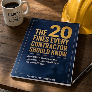 20 OSHA Fines Every Contractor Should Know | Real Cases Real Fines | 30-Page PDF Report | Digital Download | OSHA Compliance Guide 2026 image 1