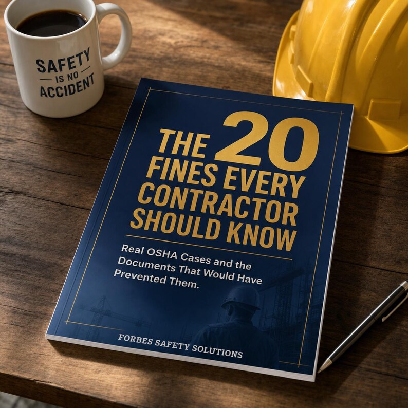 20 OSHA Fines Every Contractor Should Know | Real Cases Real Fines | 30-Page PDF Report | Digital Download | OSHA Compliance Guide 2026 image 1
