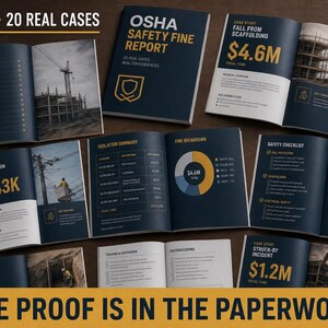 20 OSHA Fines Every Contractor Should Know | Real Cases Real Fines | 30-Page PDF Report | Digital Download | OSHA Compliance Guide 2026 image 2