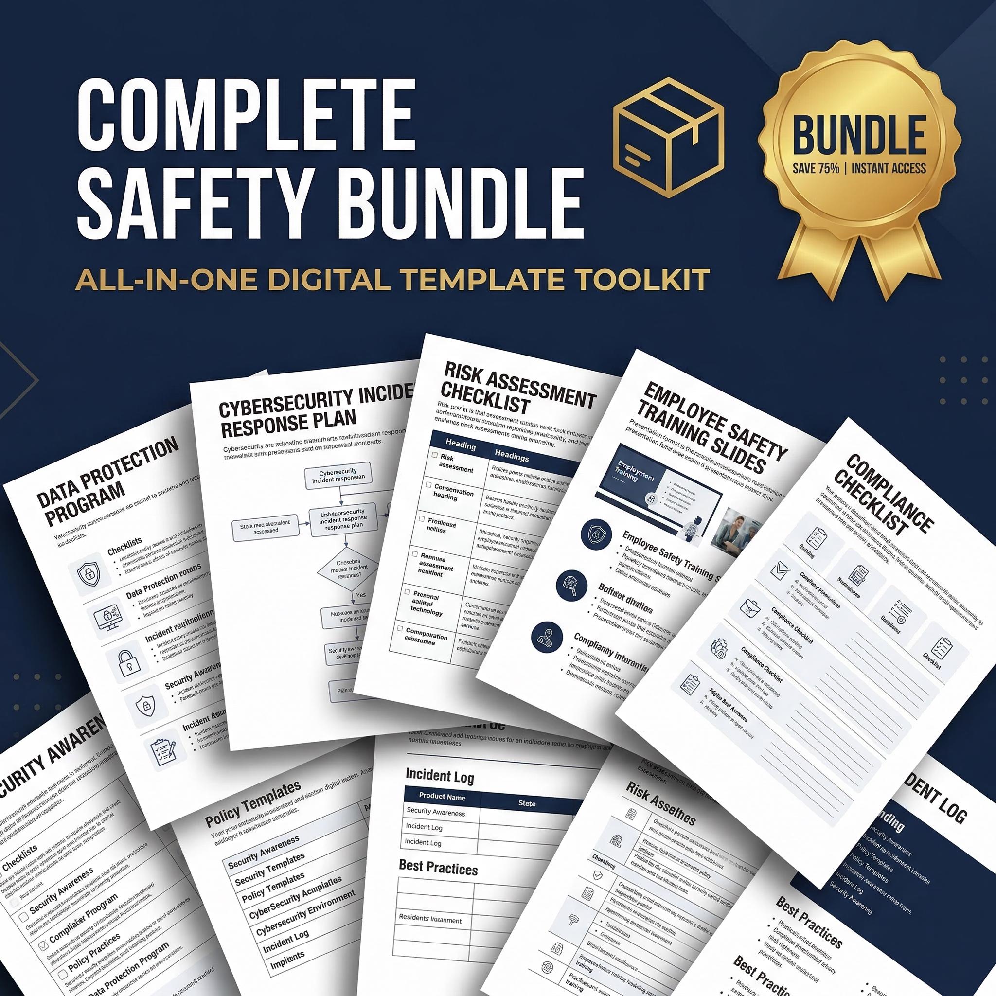 OSHA Safety Templates Ultimate Bundle: 151-piece Complete Library ...