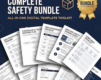 Programa de seguridad eléctrica de OSHA: Plan escrito sobre arco eléctrico según la norma NFPA 70E / Plantilla editable en Word para el cumplimiento de la normativa de construcción (descarga digital)
