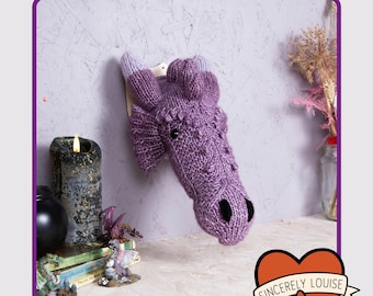 Dragon Head - Digital PDF knitting pattern