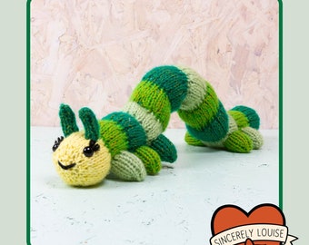 Arthur the Caterpillar - Digital PDF Knitting Pattern