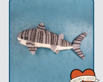 Squish the Shark - Digital PDF Knitting Pattern