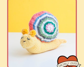 Sarah-Maria the Snail - Digital PDF Knitting Pattern