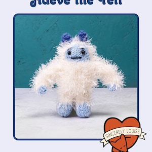 Maeve the Yeti - Digital PDF Knitting Pattern