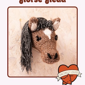 Horse Head Digital PDF Knitting Pattern image 1