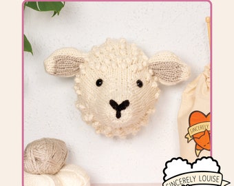 Sheep Head - Digital PDF Knitting Pattern