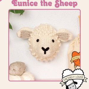 Sheep Head - Digital PDF Knitting Pattern