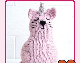 Unicorn Cat *PDF* Knitting Pattern