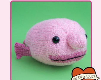 Octavia the Blobfish *PDF* Knitting Pattern