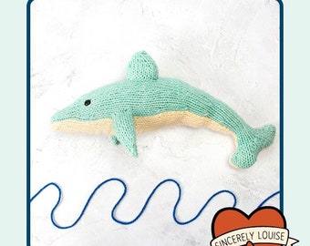 Cara the Dolphin - Digital PDF Knitting Pattern