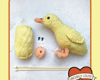 Duckling - Digital PDF Knitting Pattern