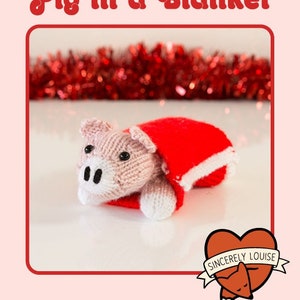 Pig in a Blanket Digital PDF Knitting Pattern image 1