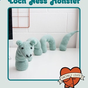 Desk Loch Ness Digital PDF Knitting Pattern image 1