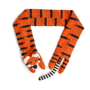 Tiger Scarf Digital PDF Knitting Pattern image 3