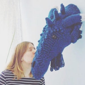 Dragon Head Digital PDF knitting pattern image 8