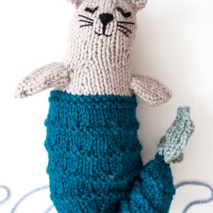 Purmaid and Mermaid Cat Digital PDF Knitting Pattern image 9