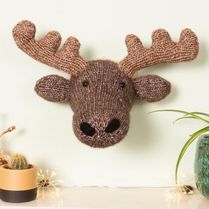 Mini Moose Head Knitting Kit image 7