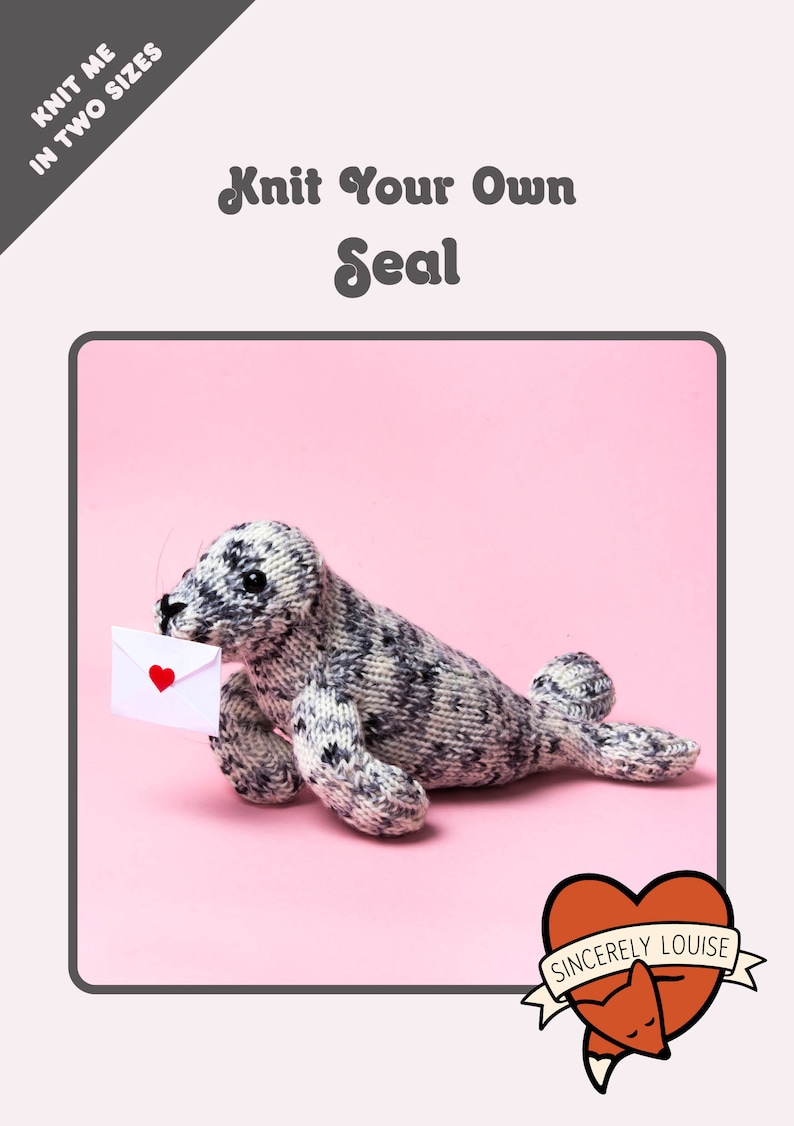 Seal Digital PDF Knitting Pattern image 5