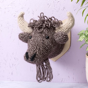 Bison / Buffalo Head Digital PDF Knitting Pattern image 7