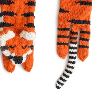 Tiger Scarf Digital PDF Knitting Pattern image 4