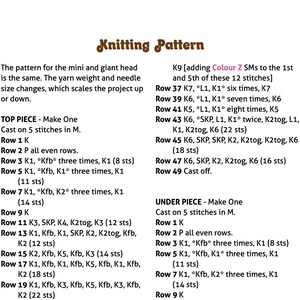 Bison / Buffalo Head Digital PDF Knitting Pattern image 4