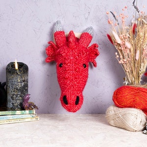 Dragon Head Digital PDF knitting pattern image 10