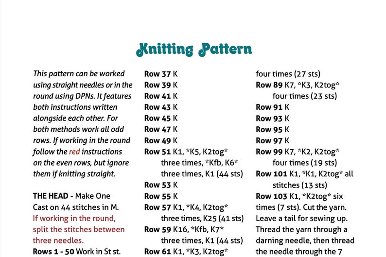 Desk Loch Ness Digital PDF Knitting Pattern image 4