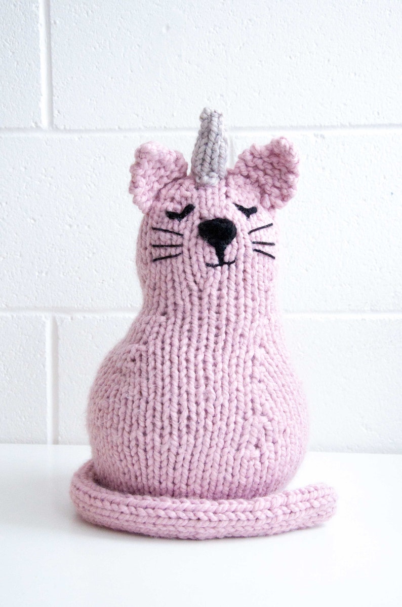 Unicorn Cat PDF Knitting Pattern image 3