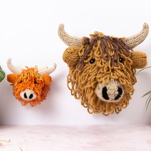 Highland Cow Head Digital PDF Knitting Pattern image 9