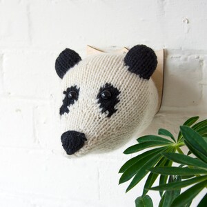 Mini Panda Head Knitting Kit image 6