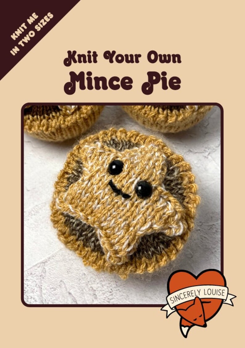 Mince Pie Digital Knitting Pattern image 1