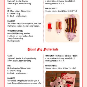 Pig in a Blanket Digital PDF Knitting Pattern image 4